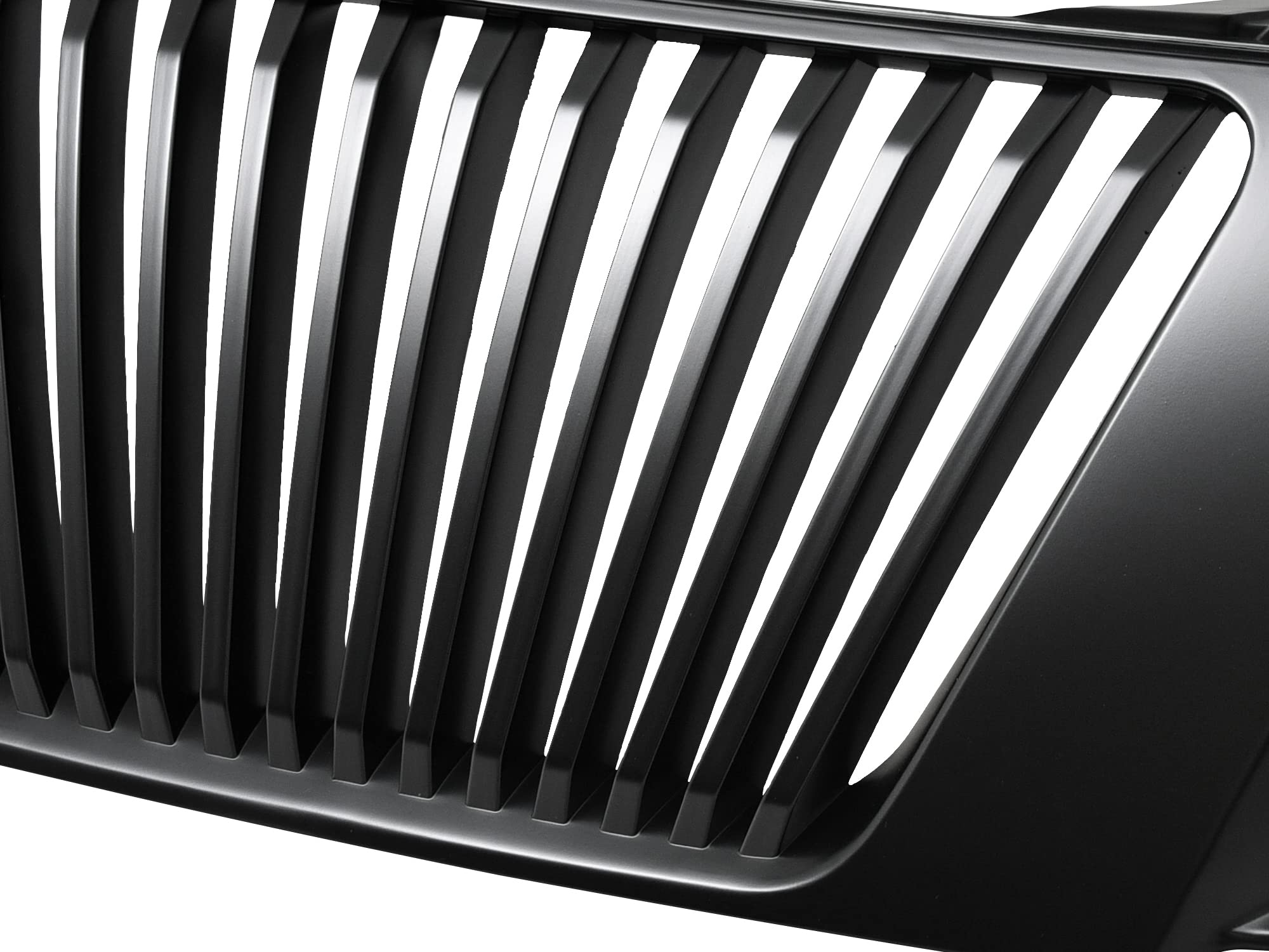 7165502 Armordillo USA Vertical Front Hood Grille - Matte Black Fits 2005-2008 Nissan Frontier