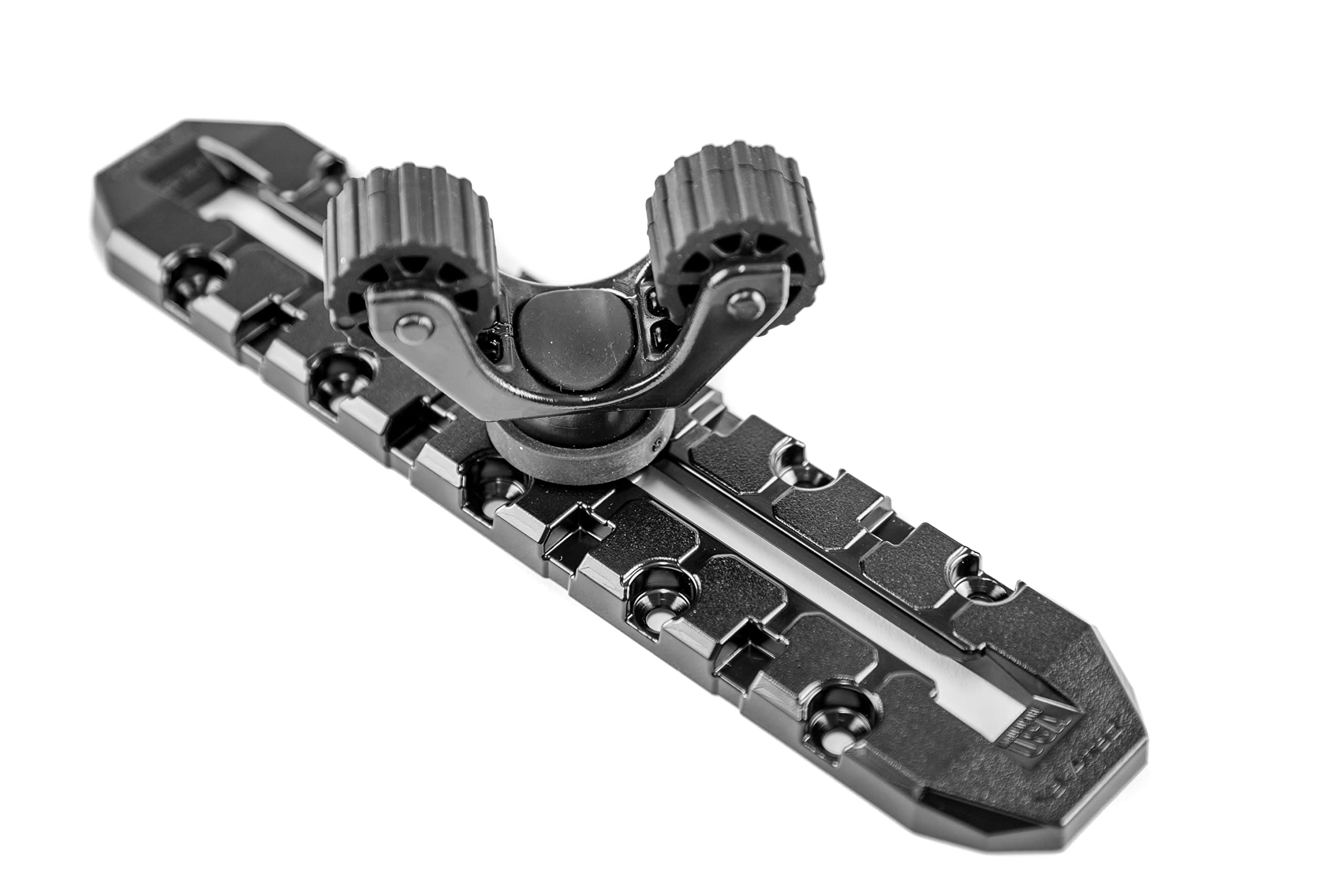 YakAttack MightyMount XL 9” GridLoc Track Mount | Kayak Rail Accessory with Hardware | Compatible with BlackPak Pro & Kayak Track Systems | Durable 7.5” Usable Length Gear Mount | Made in USA