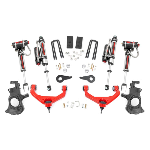 3.5" Lift Kit Rough Country for 2011-2019 Chevy/GMC 2500/3500 2WD/4WD - 95750RED
