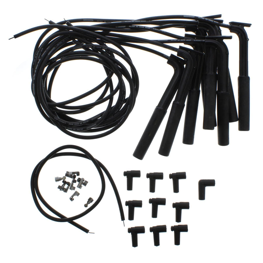 Ultra 40 Moroso Black Wire Set, Hemi Plug Ends