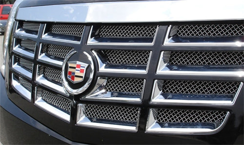 Upper Class T-Rex 54195 Small Mesh Stainless Polished Finish Grille Insert for Cadillac Escalade