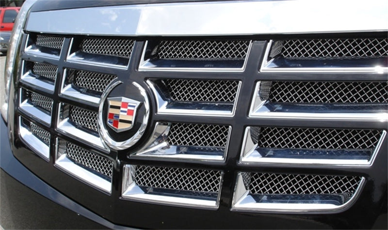 Upper Class T-Rex 54195 Small Mesh Stainless Polished Finish Grille Insert for Cadillac Escalade