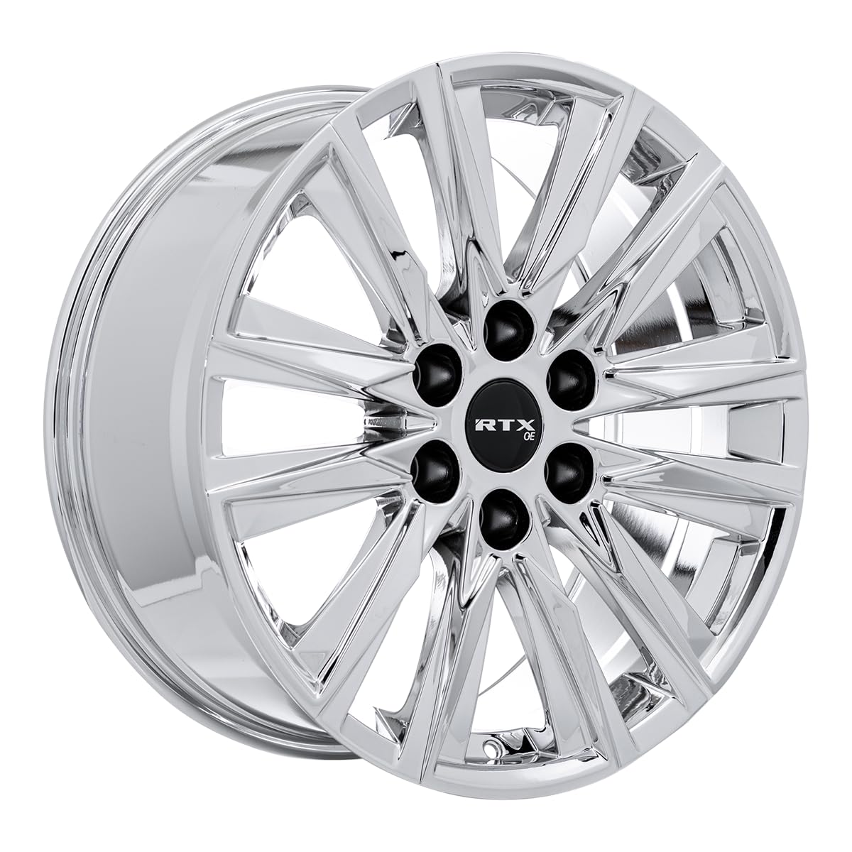 GM-01 RTX Custom Wheel - 22x9, 25 Offset, 6x139.7 Bolt Pattern, 78.1mm Hub - Chrome PVD Rim
