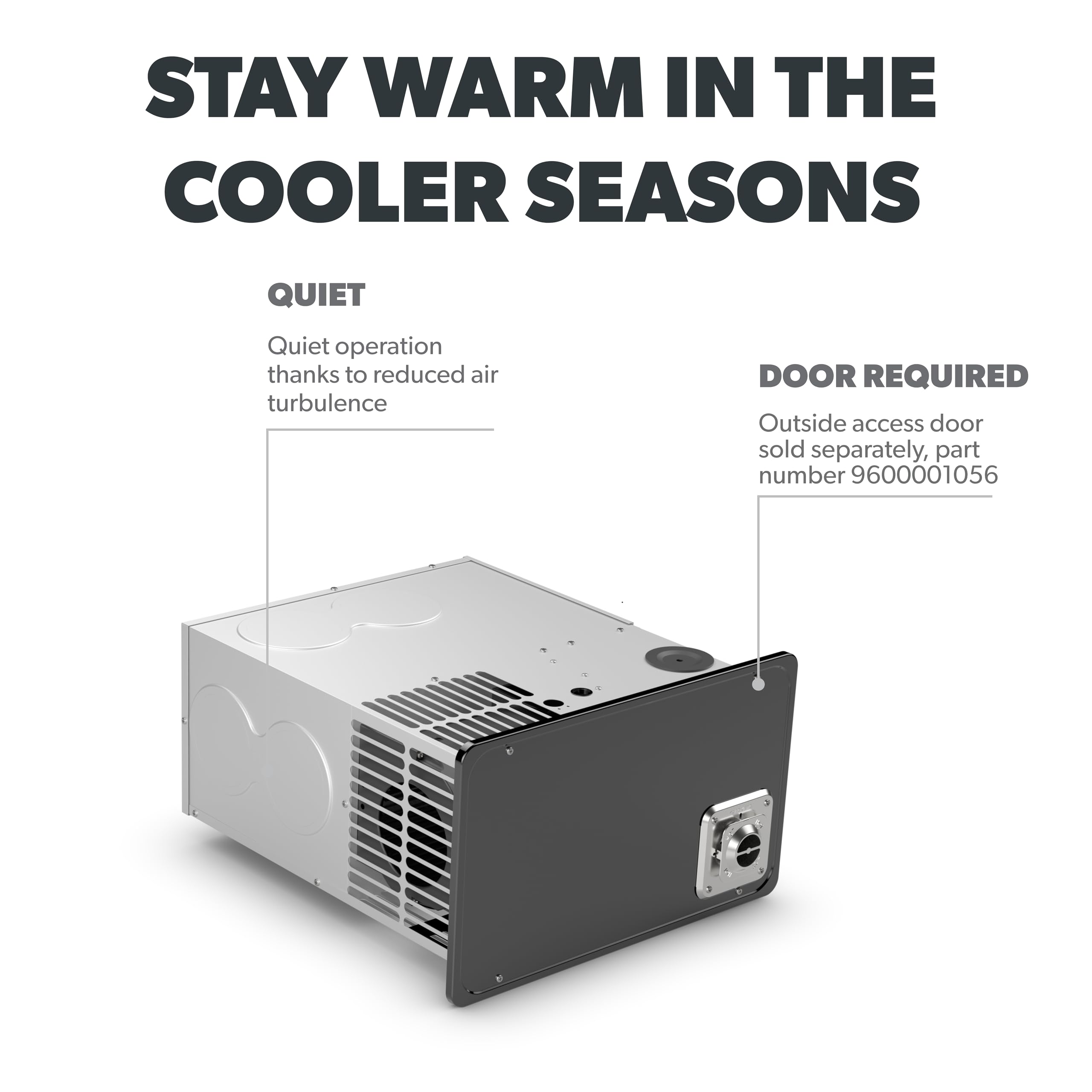 Dometic Large Furnace DFLA40211 - Low Profile with Flexible Installation and Quiet Operation - 40K BTU Furnace for RVs, Trailers, and Campers
