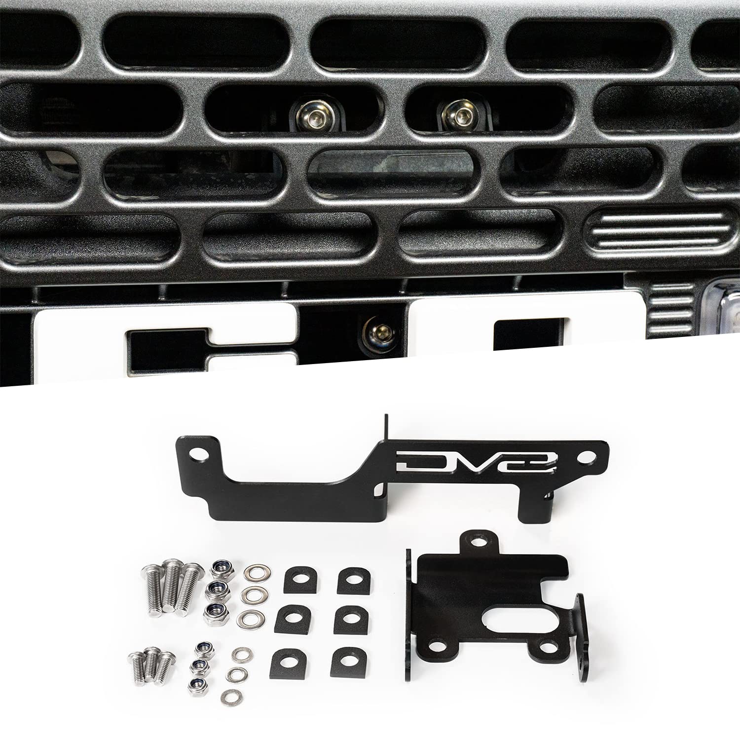 Adaptive Cruise Control Relocation Bracket DV8 Offroad Compatible with 2021-2025 Ford Bronco | Works with All Aftermarket Bumpers | Relocates Acc Sensor Module