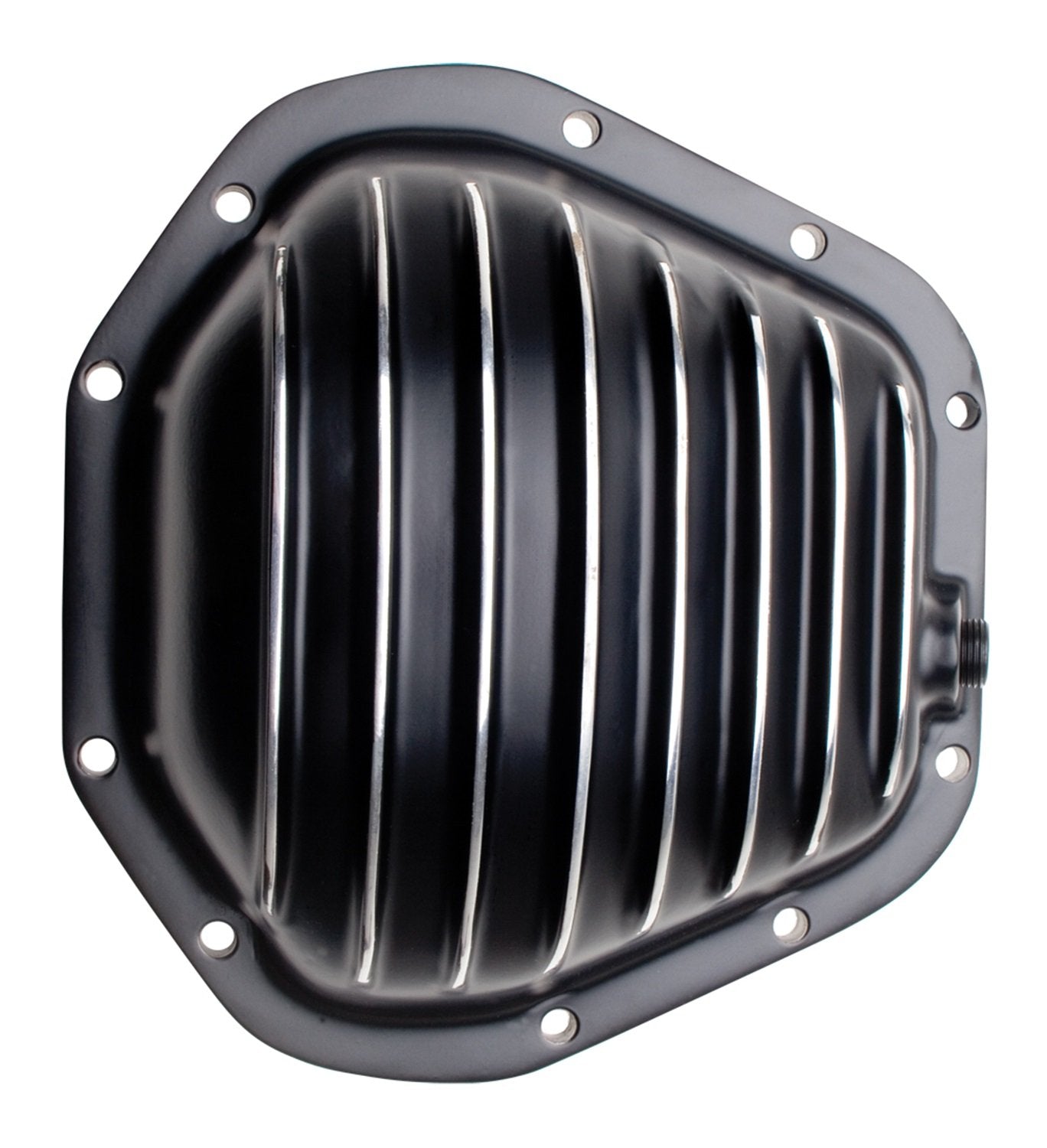 Polished Aluminum Differential Cover Kit Trans-Dapt Performance 9935 Satin Black Incl. Bolts/Gasket