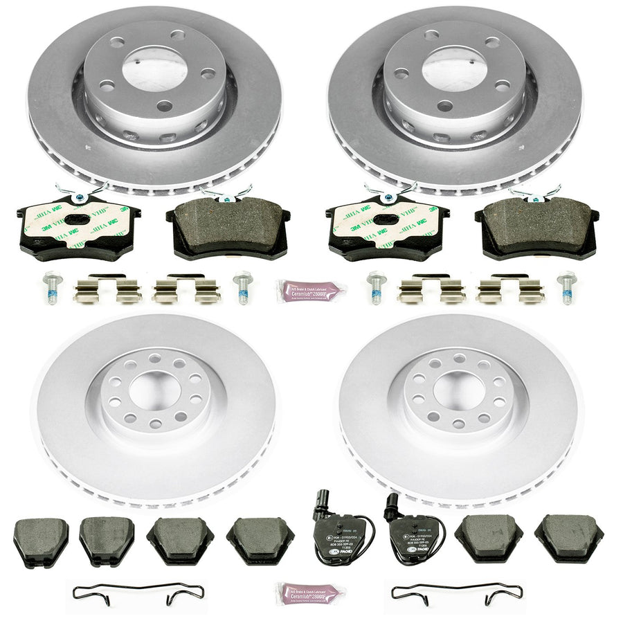 Euro-Stop Power Stop Brake Kit For Audi S6 Front and Rear 2002-2003 [Model Specific]