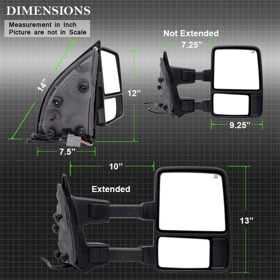 Mir-Fdsd99S-G2-Pw-Am-Set Spyder Xtune Mirror
