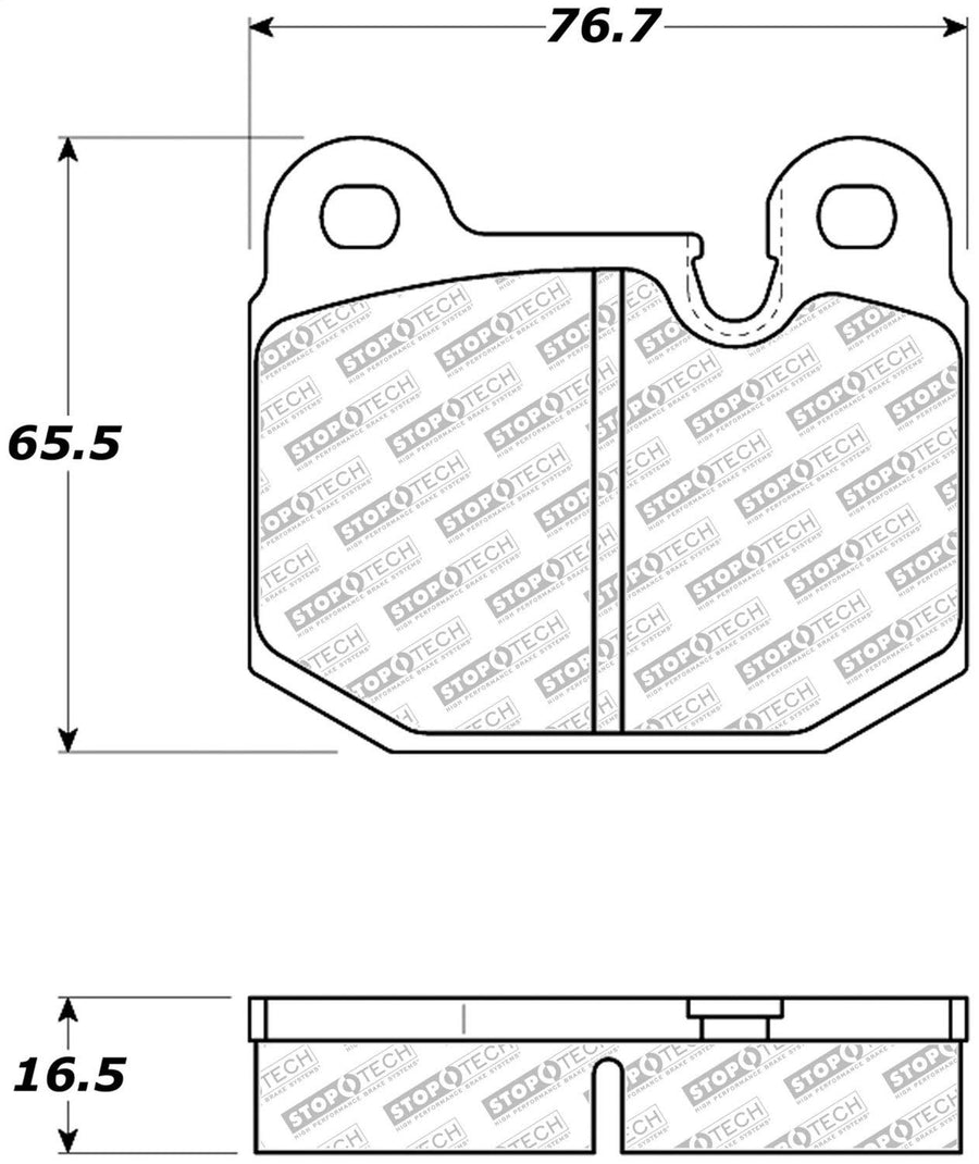 Street Select StopTech Brake Pads 305.01740