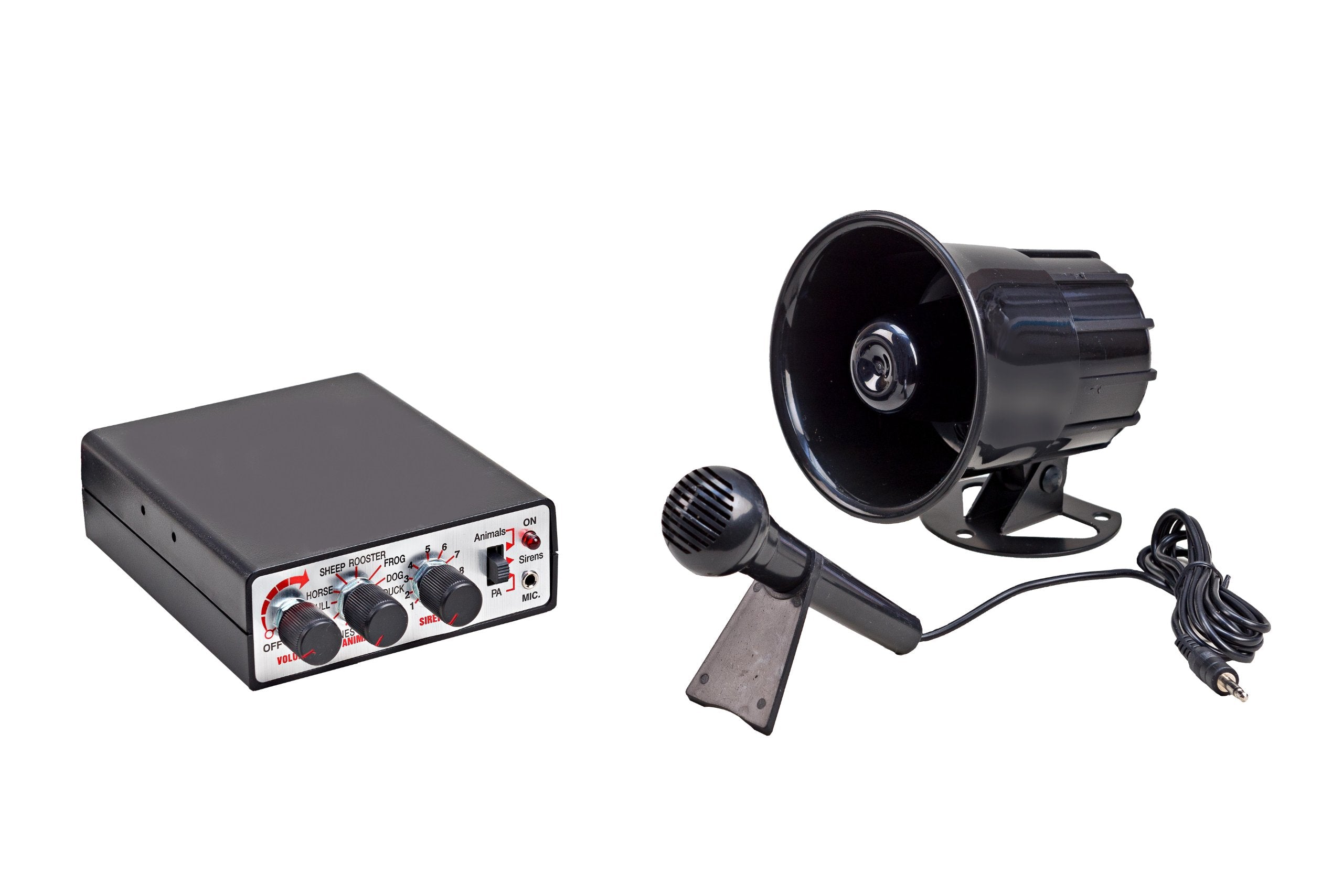 Animal House Wolo (345) Electronic Horn and P.A. System - 12 Volt