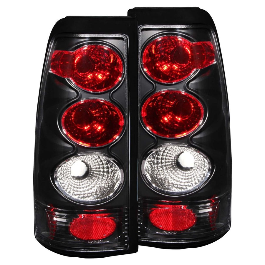 Black Euro Tail Light Set-Clear Lens ANZO USA 211025