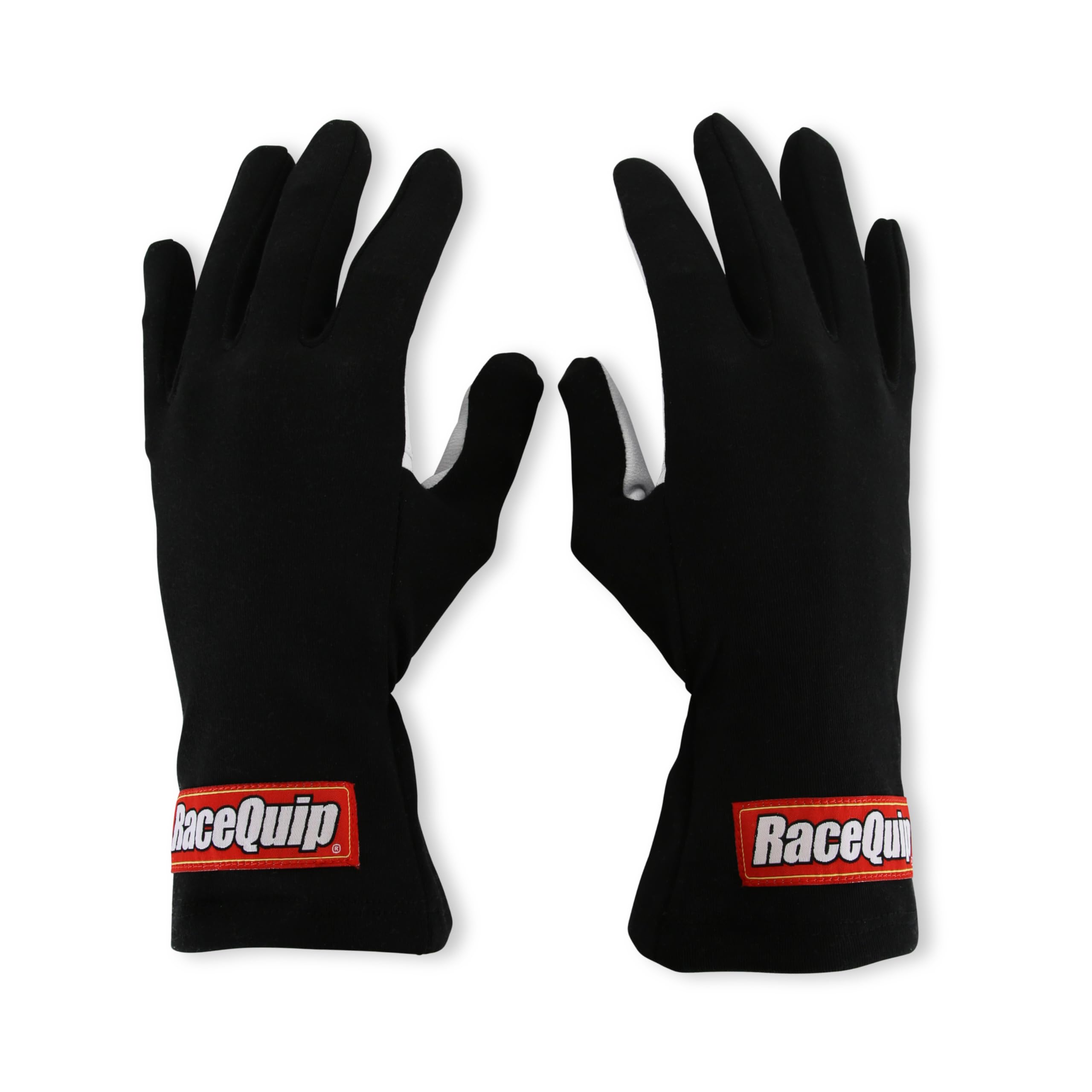 RQP 350005 RaceQuip RQP 350 Series Driving Gloves Black/White Large Single Layer