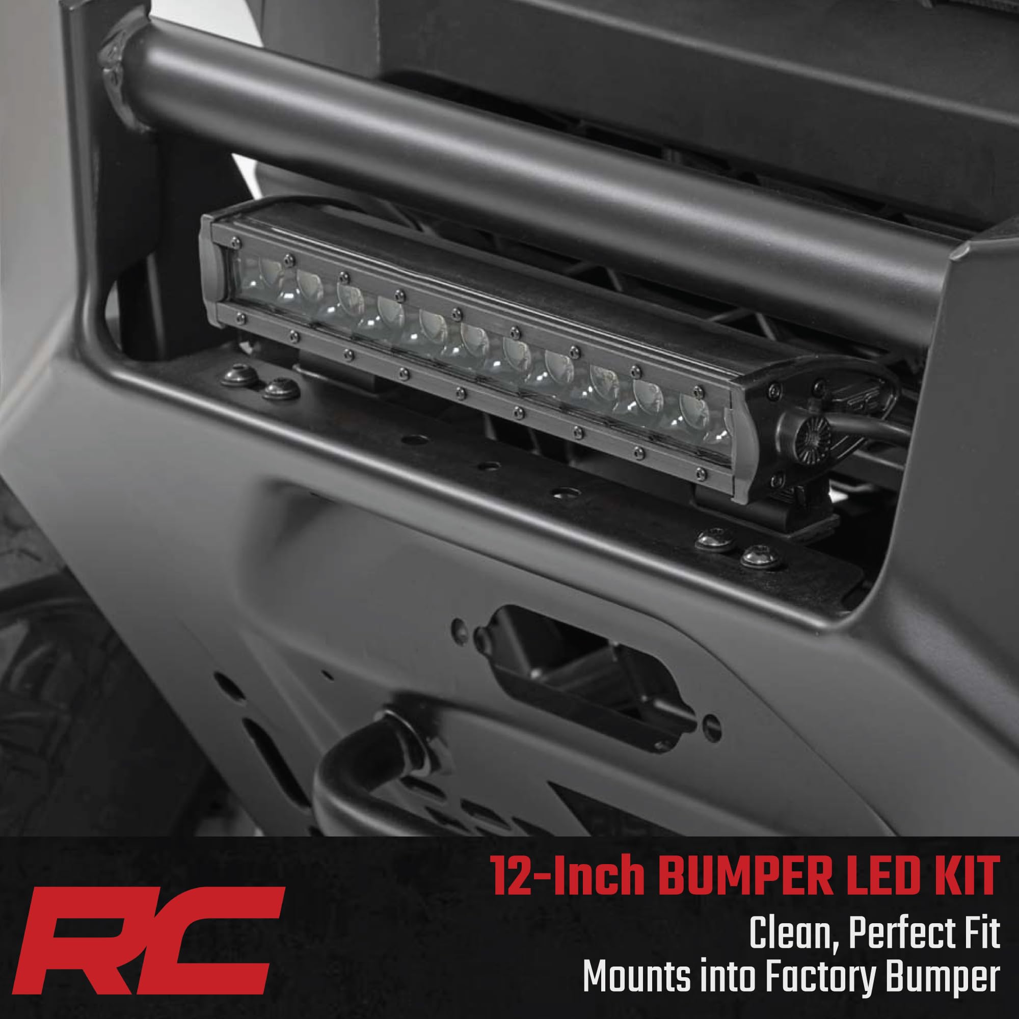 12" Rough Country LED DRL Bumper Kit for Polaris Ranger - 93027