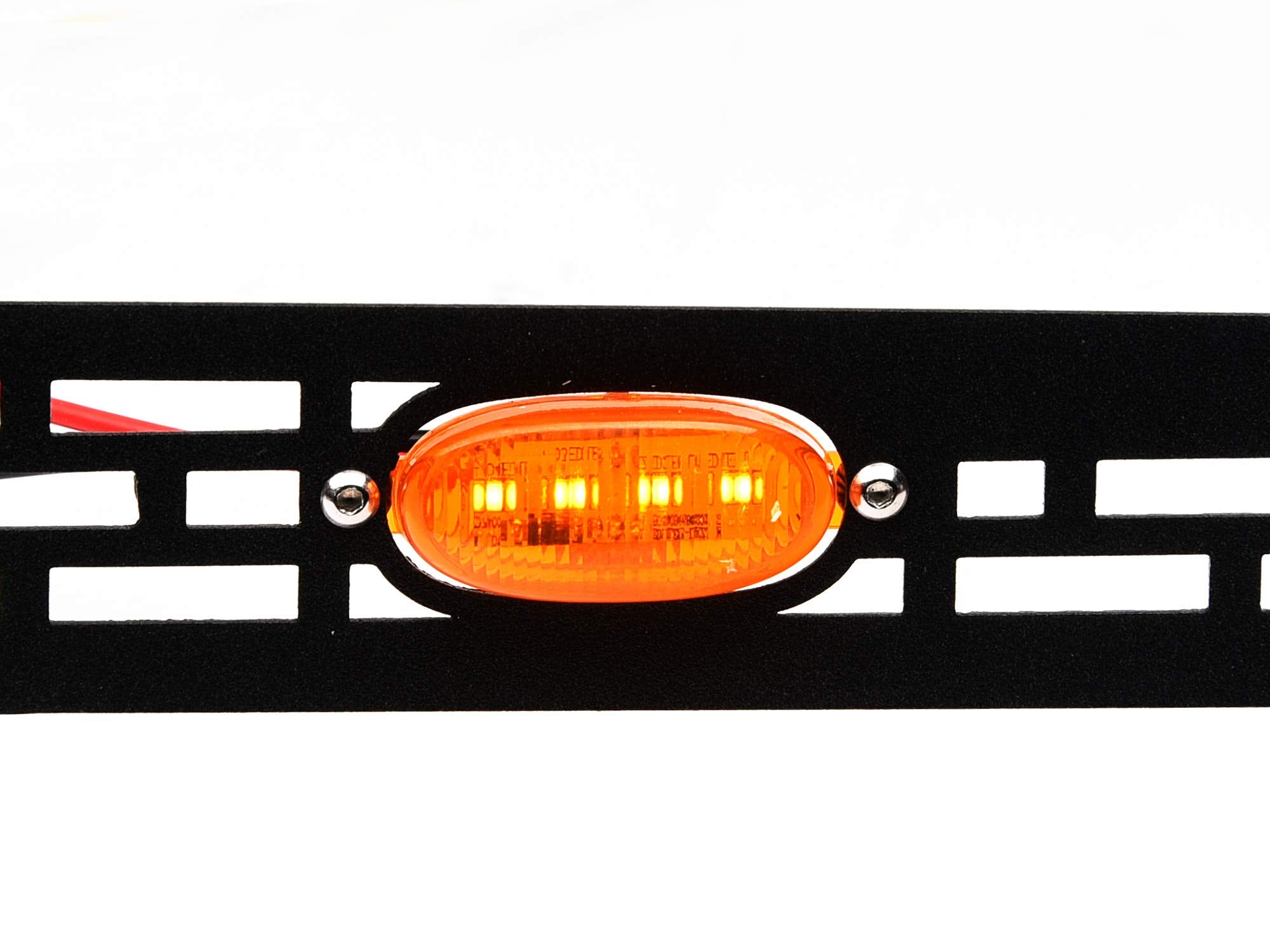 Front Hood Grille Insert Armordillo 7161382 with Smoke Lens LED Lights Fits 2014-2021 Toyota Tundra