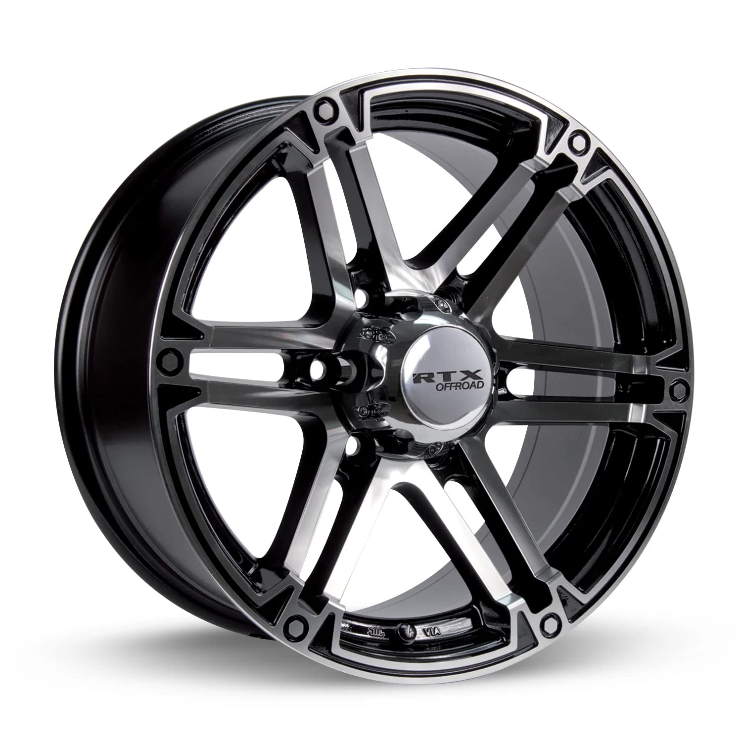 Slate RTX OFFROAD, 17 x 8, 6 x 135, 25, 87, Black MACHINED 081250