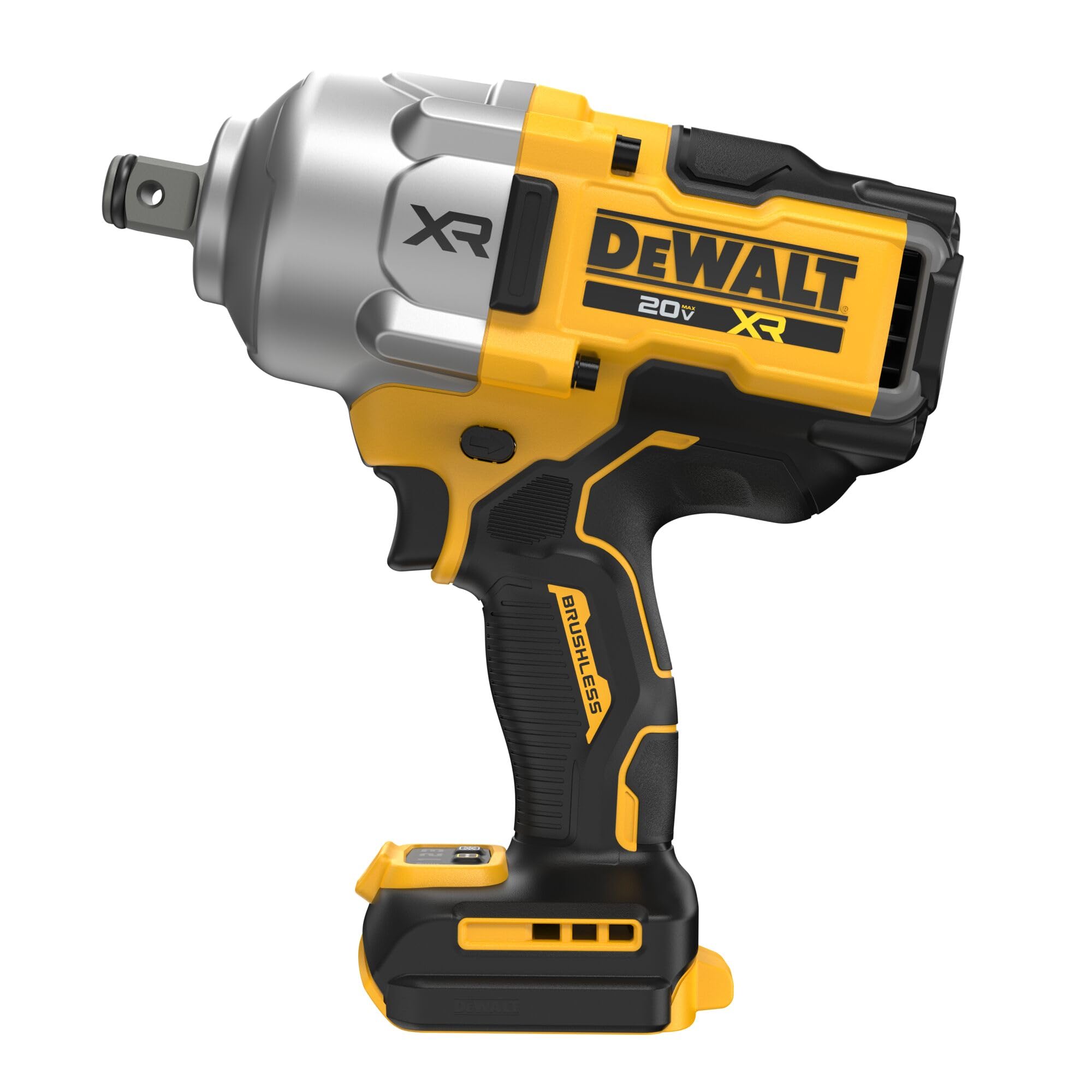 20V MAX XR DEWALT 3/4 Inch Cordless Impact Wrench Brushless Impact Gun with Hog Ring Anvil, High Torque, Tool Only (DCF964B)