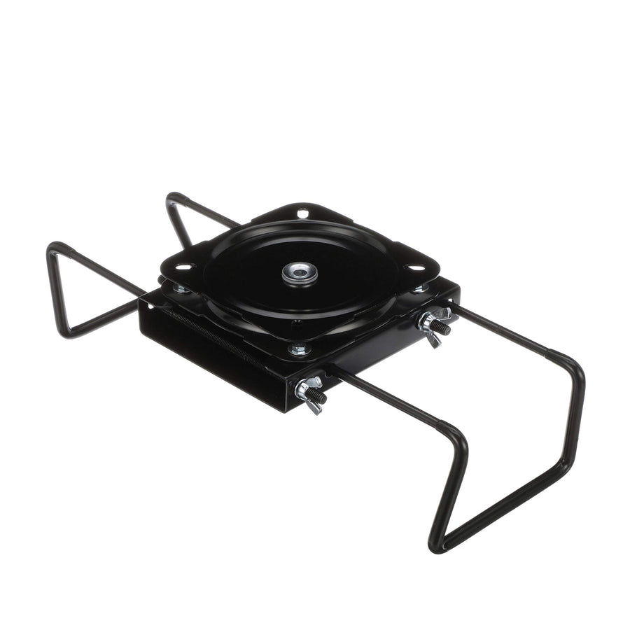 attwood Seat Mount 15700-3, Clamp-On with Swivel, Adjusts from 7 ½ inches to 18 inches, Black, Powder-Coated Aluminum