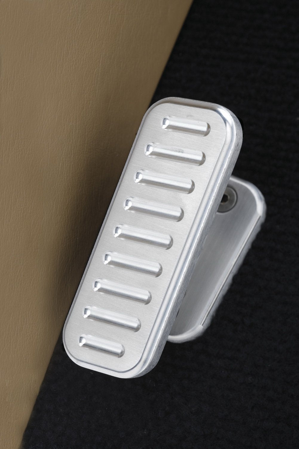 Billet Aluminum Lokar BFR-6115 Rectangular Ball-Milled Foot Rest Pad