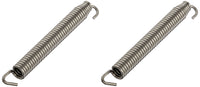 495-9900 Helix Racing Products 100mm Stainless Steel Swivel Exhaust Pipe Spring, (Pack of 2)