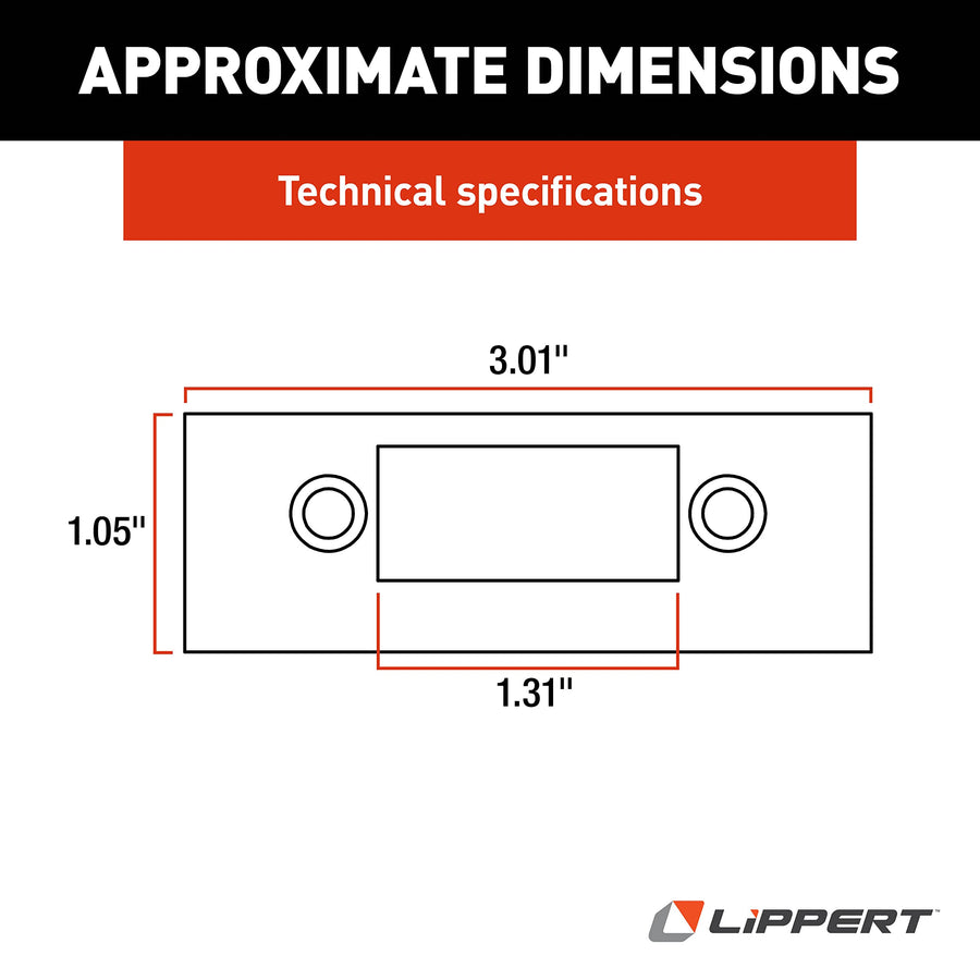 Baggage Door Edge Cover Lippert 5th Wheel RVs, Travel Trailers and Motorhomes