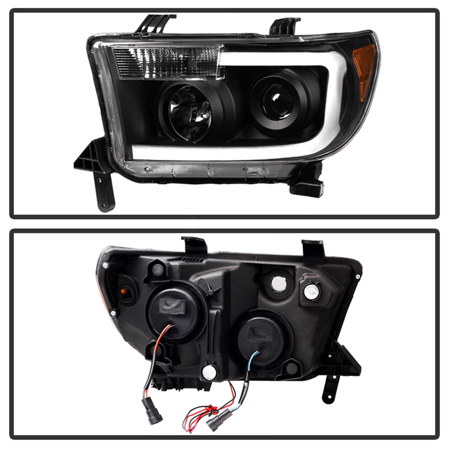 Projector Style xTune Auto Black/Clear Headlights 9027888