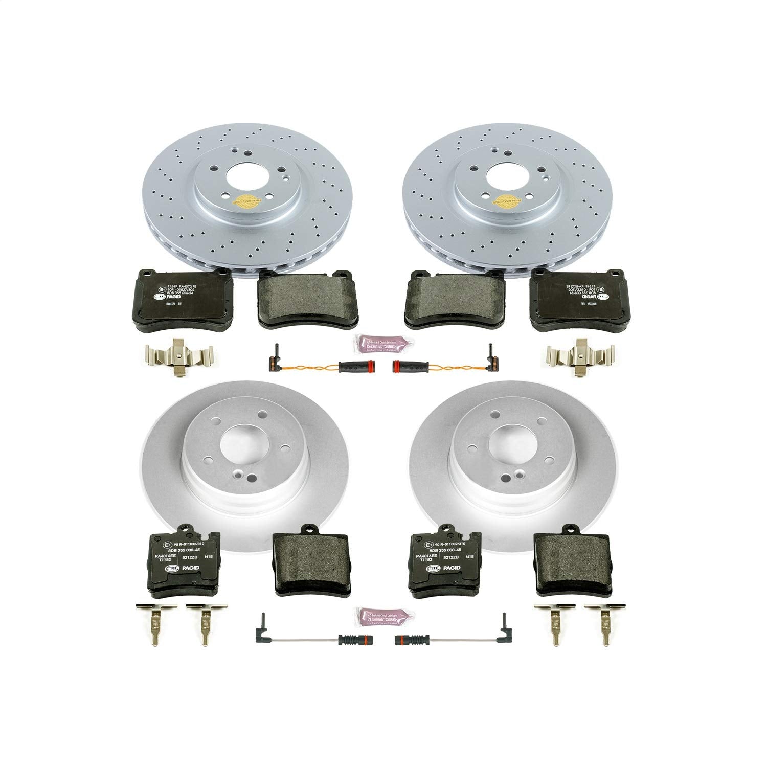 Euro-Stop Power Stop Brake Kit Front and Rear