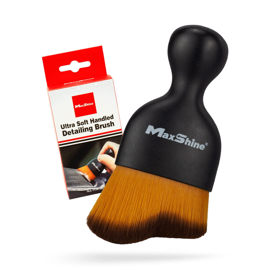 Maxshine Ultra Soft Small Universal Handled Brush – Super Soft Bristles – Professional Detailing Brush for Interior, Exterior, Leather Seats, Engine Bay & Wheels – Premium Car Care Tool