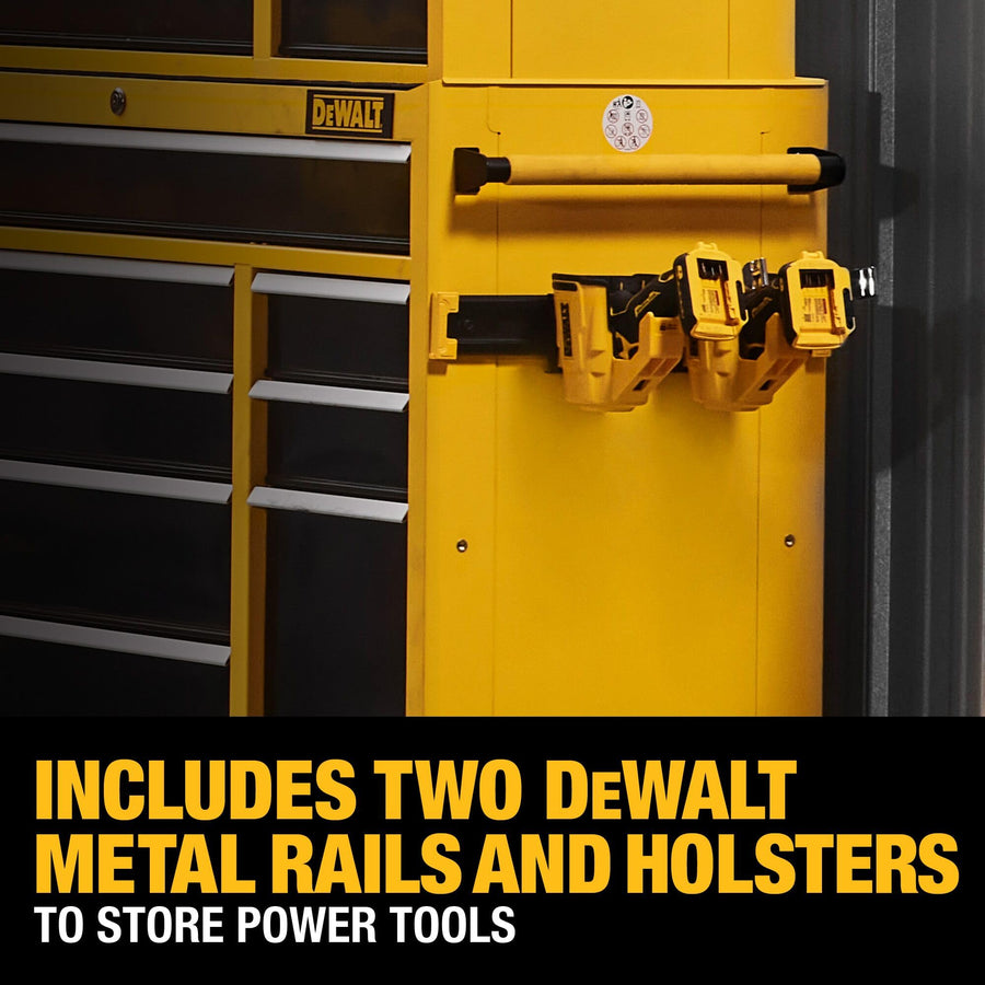 DEWALT Tool Chest Rolling with 5 Drawers, 37 Inch, 100lb Drawer Capacity, DEWALT Workshop Storage System Compatible (DWST37052)