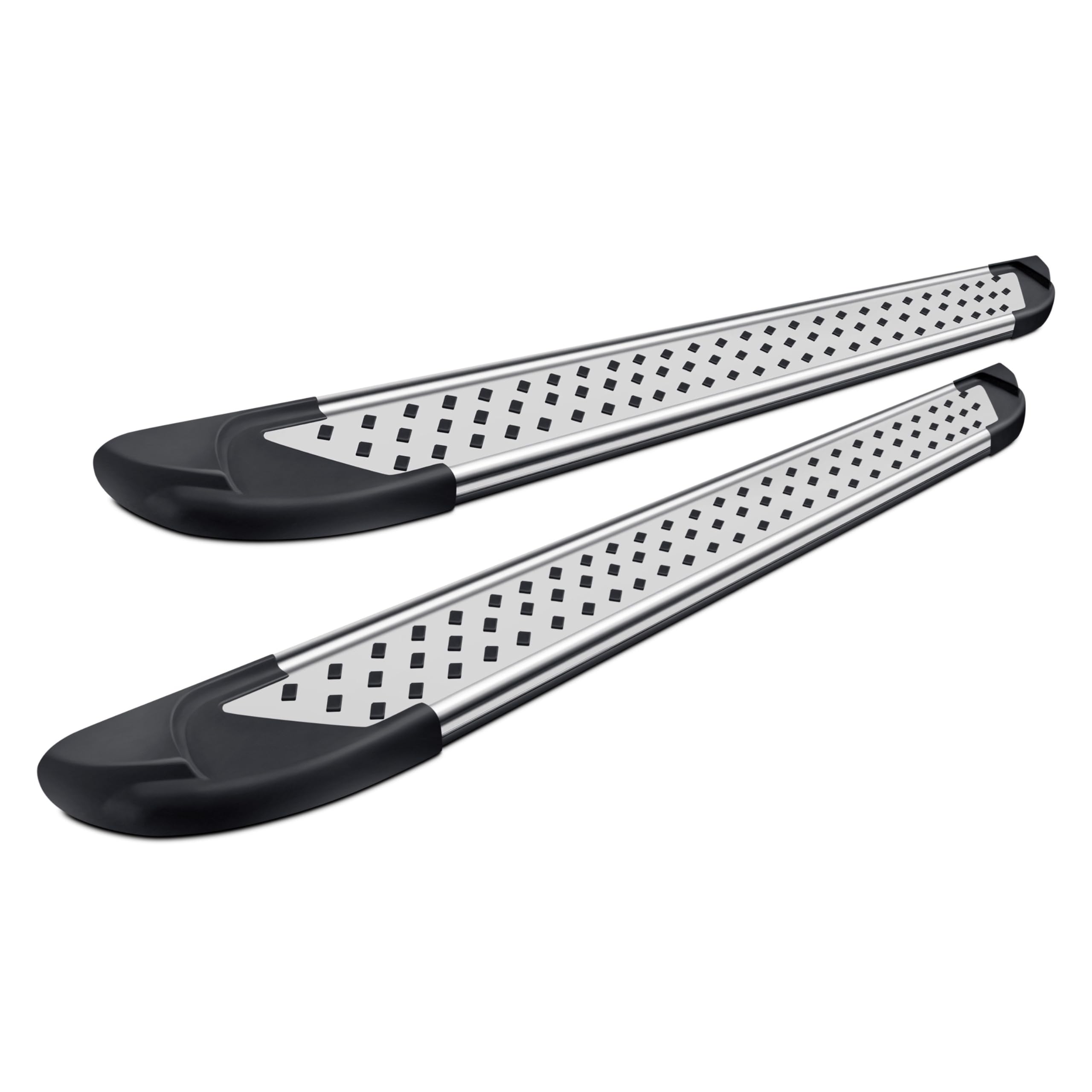 63017418-5.5" Romik RAL Series Silver Running Boards
