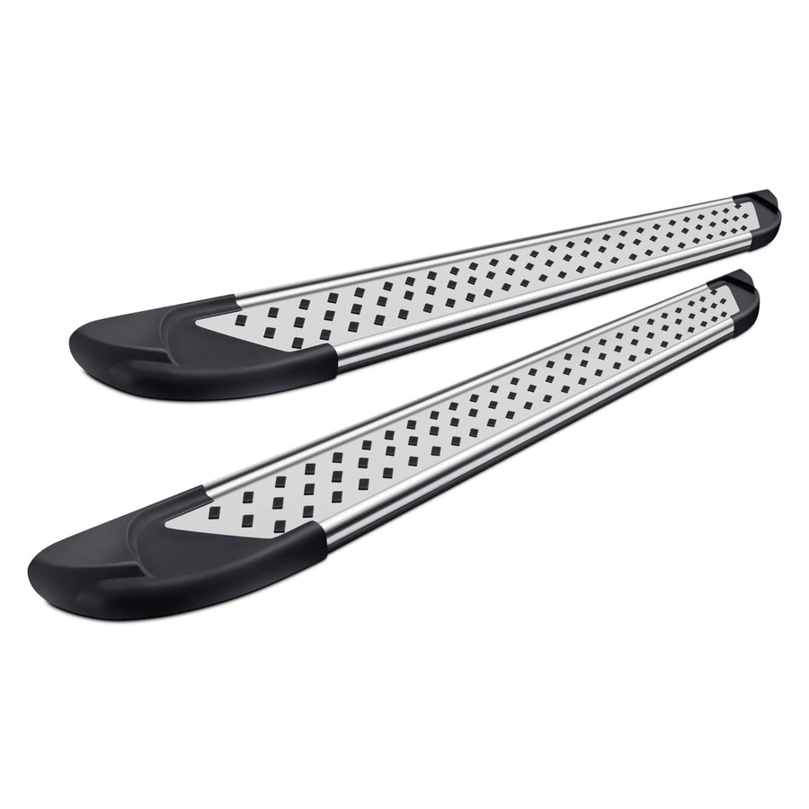 61757418-5.5" Romik RAL Series Silver Running Boards