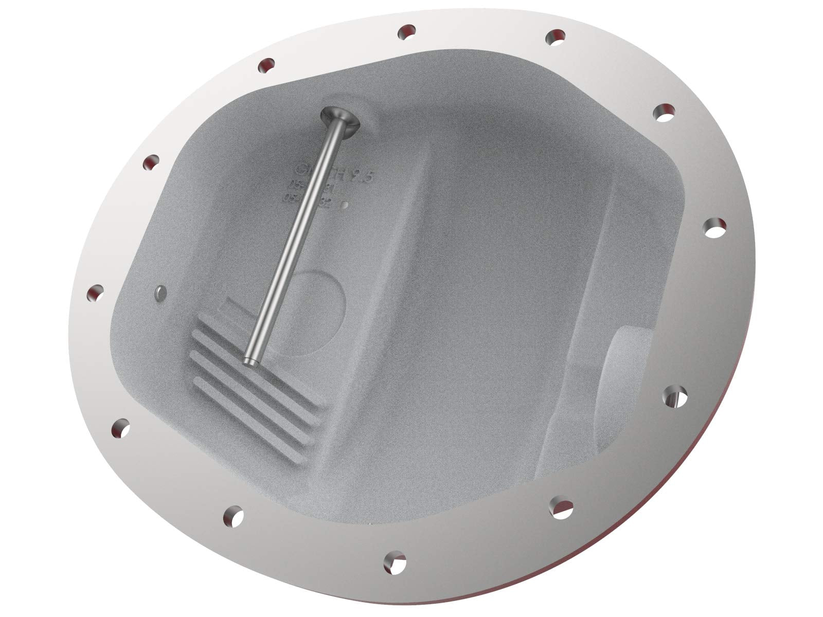 aFe POWER Rear Differential Cover Pro Series Red w/Machined Fins - #46-71140R - GM Gas Trucks/SUV's 19-24 (GMCH 9.5)