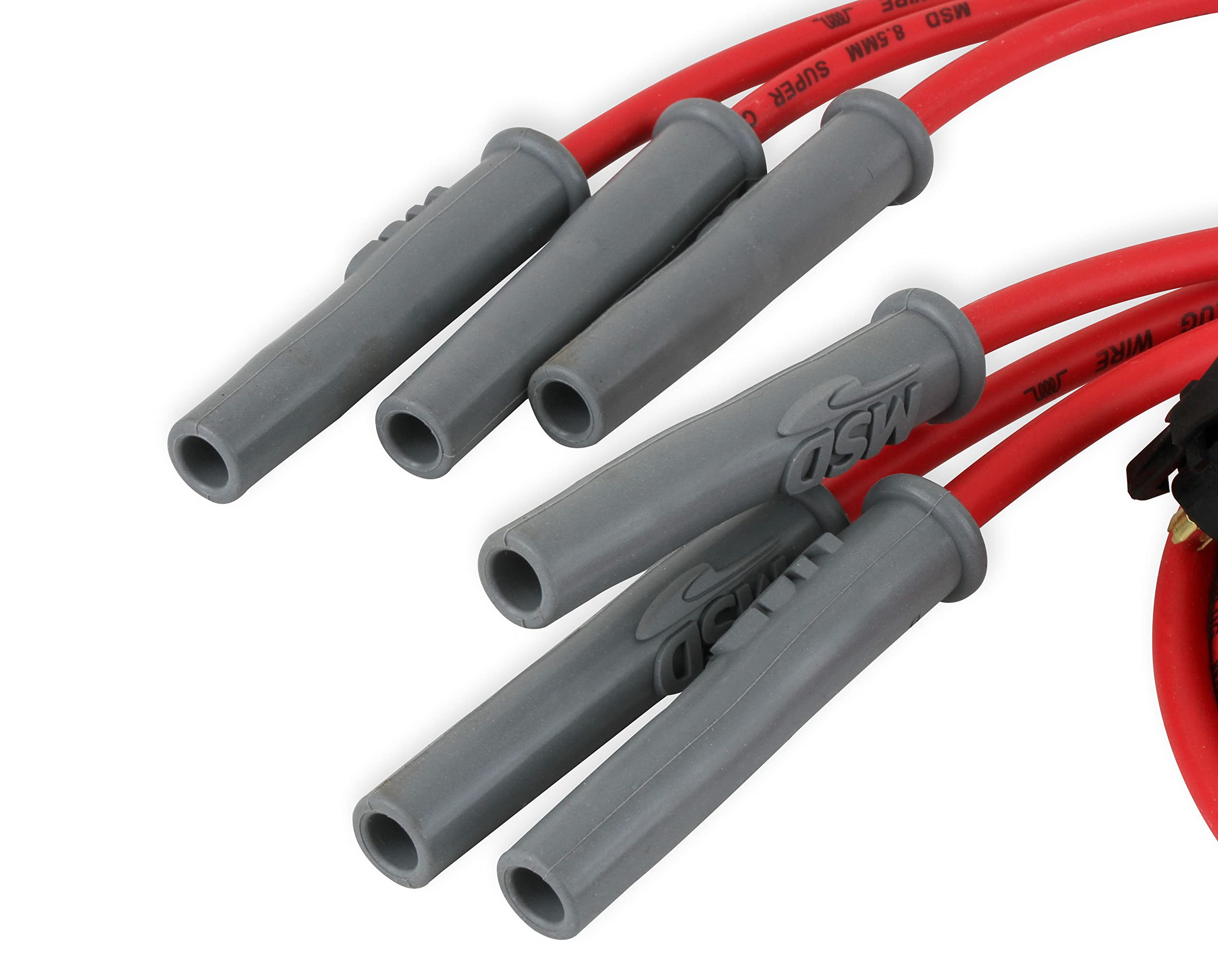 Super Conductor MSD 32999 Spark Plug Wire Set, Red