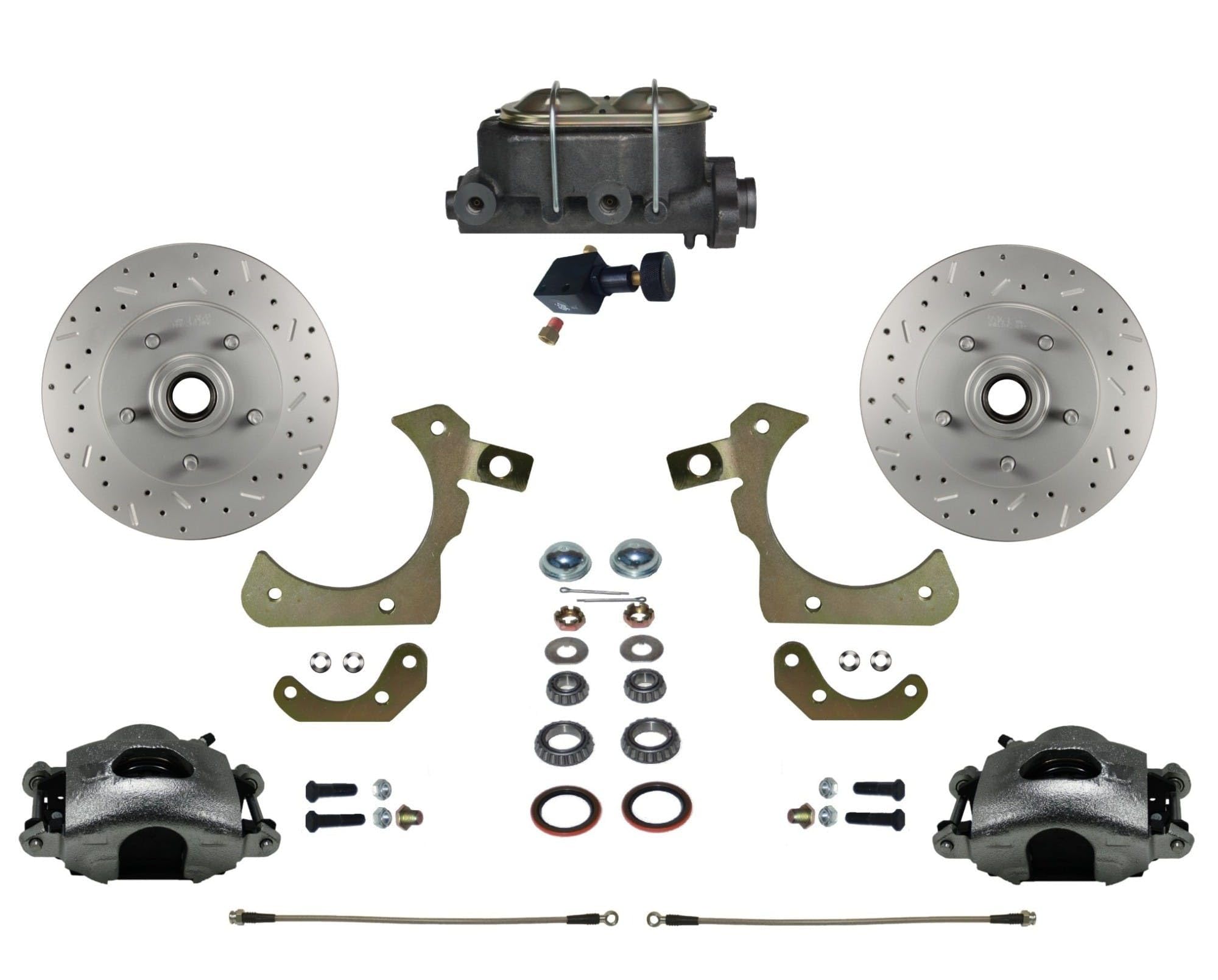 Brakes Leed Manual Front Disc Brake Conversion Kit With Adjustable Proportioning Valve Maxgrip Xds
