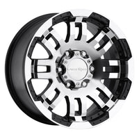 375 VISION Warrior Gloss Black Machined Face 18X7.5