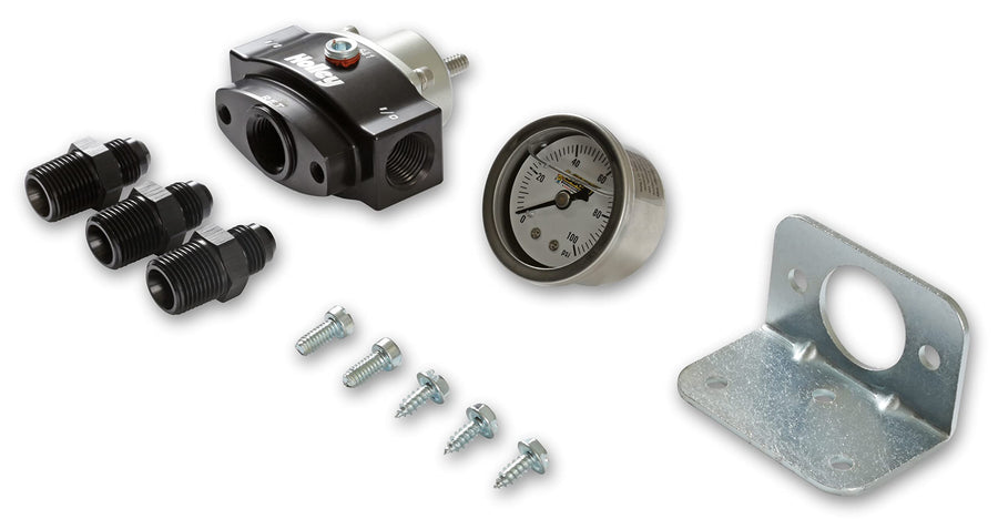 12-841KIT Holley HP Billet Carbureted Bypass Fuel Pressure Regulator Kit