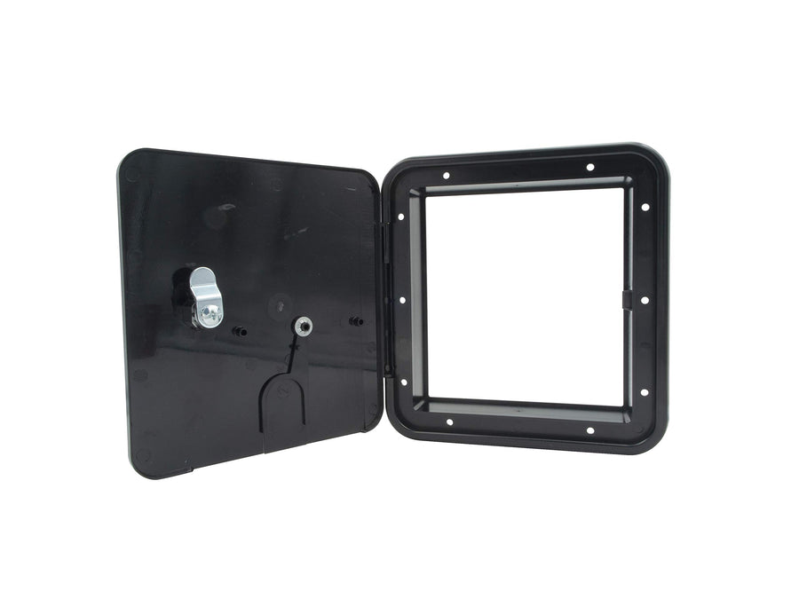 THETFORD RV Universal Large Electric Appliance Cable/Cord Accessory Hatch Black PN 94338