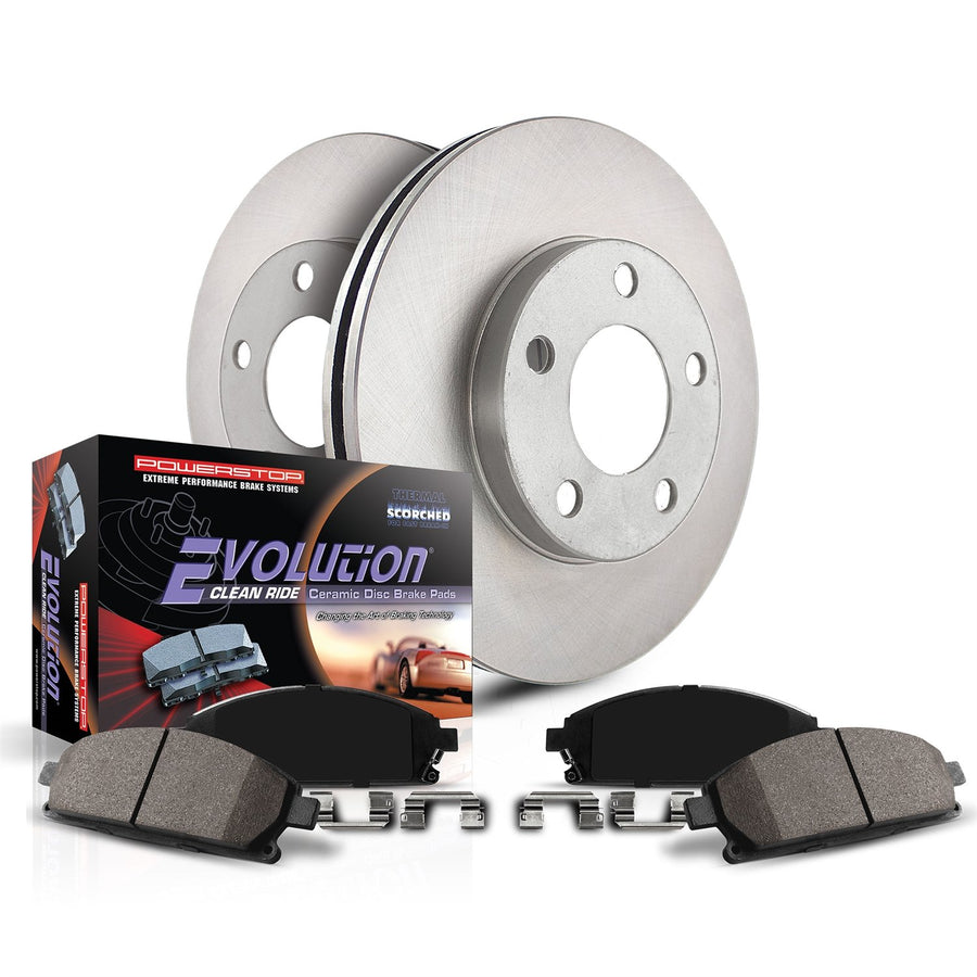 Power Stop Autospecialty KOE6123 Front Replacement Brake Kit-OE Brake Rotors & Ceramic Brake Pads