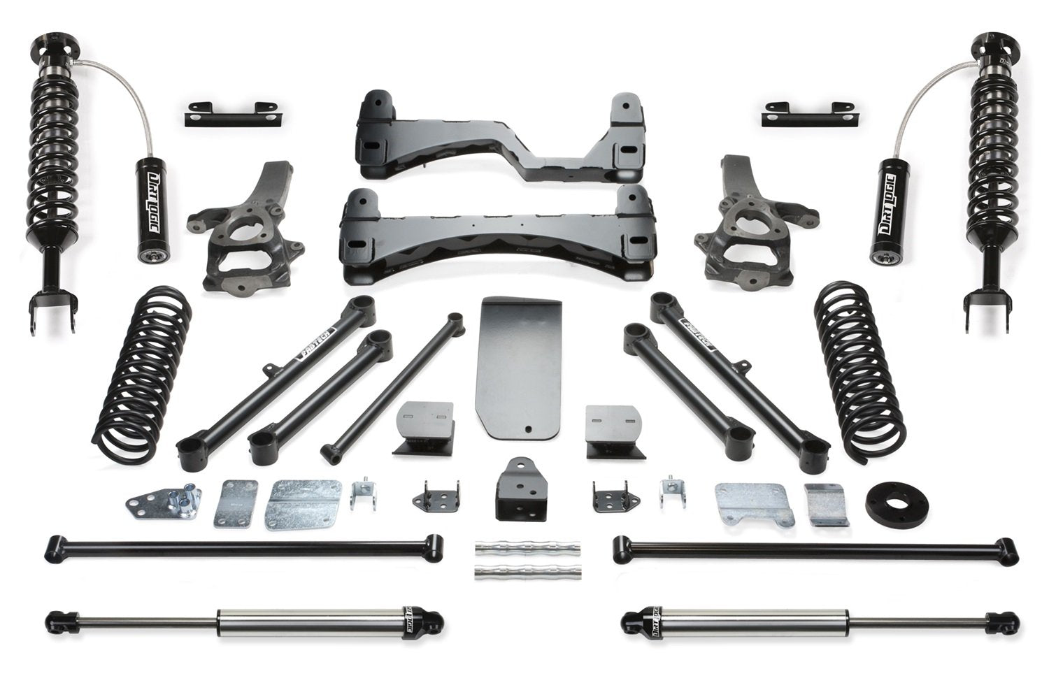 Fabtech K3083DL Lift System Performance 6 in. Lift w/Front Dirt Logic SS 2.5 Resi Coilovers Rear Dirt Logic SS Shocks Lift System
