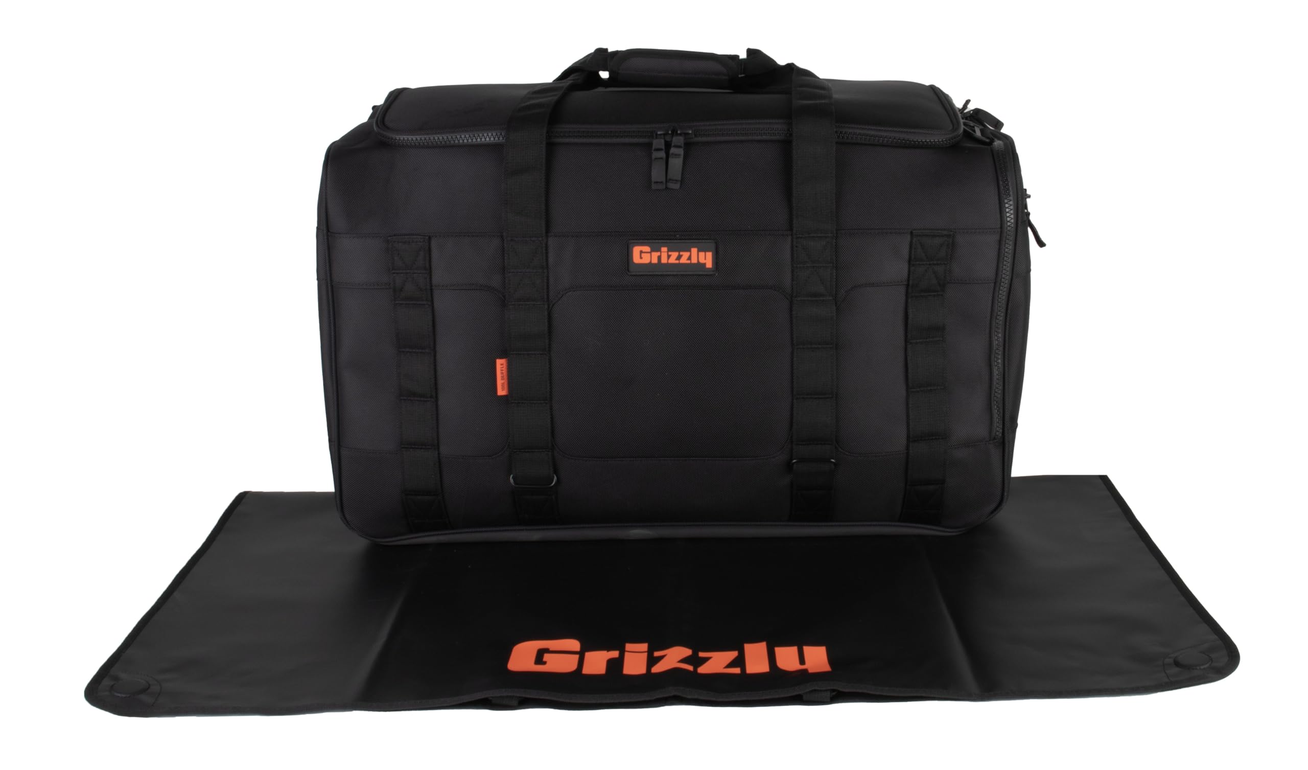 Duffle Grizzly 100 | Heavy-Duty Construction | Water Resistant Base | 100L Capacity | Large Storage Pocket | Blackout