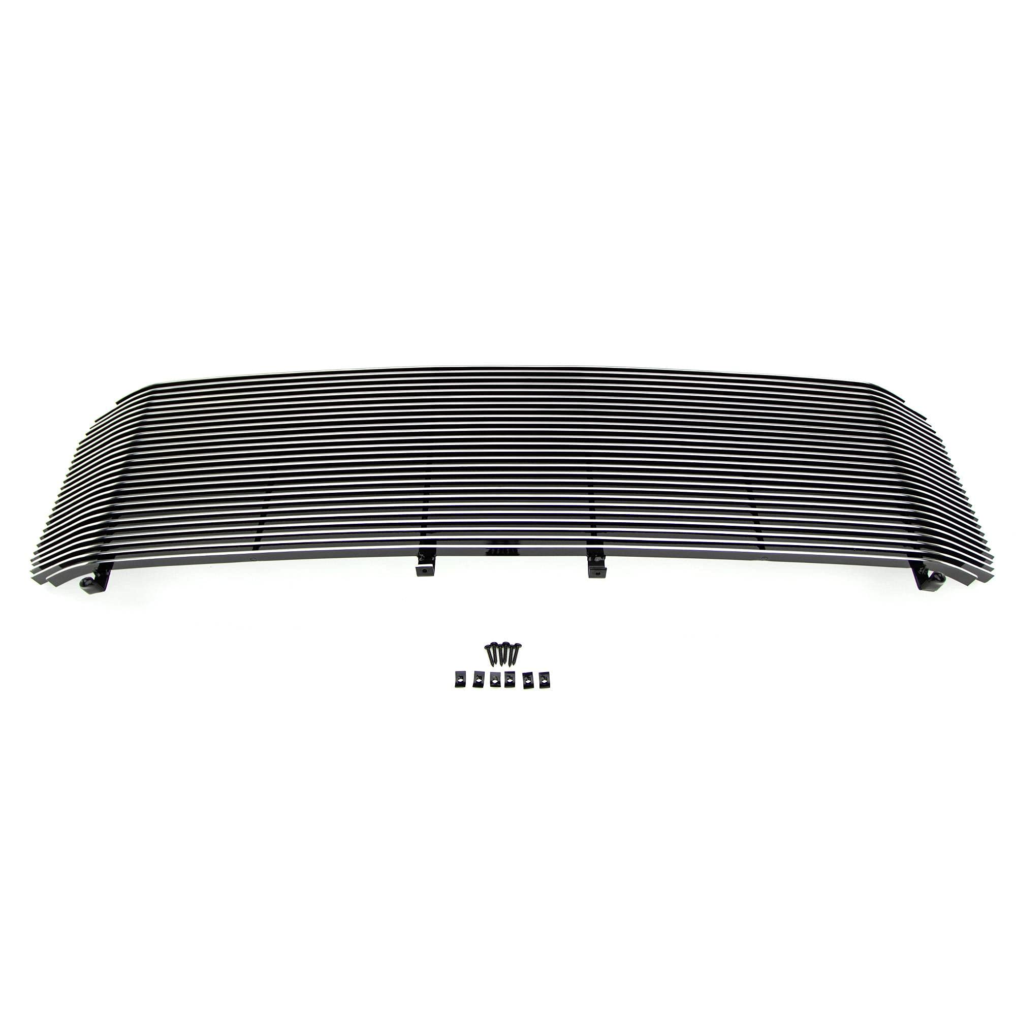 Horizontal T-Rex 20574 Aluminum Polished Finish Billet Full Face Grille Insert for Ford Super Duty