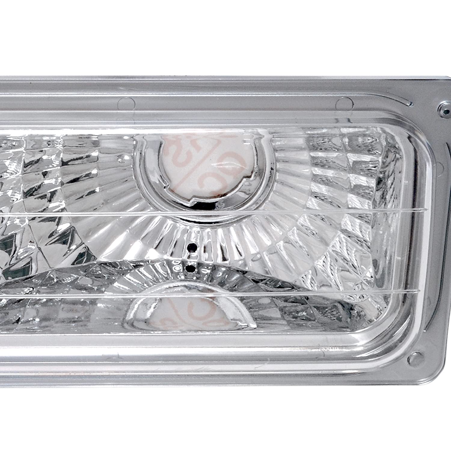 Halo Projector Headlights + Bumper Lights + Corner SPEC-D TUNING Compatible with 1994-1998 GMC C/K C10, Sierra, Yukon, Suburban Left + Right Pair Headlamps Assembly