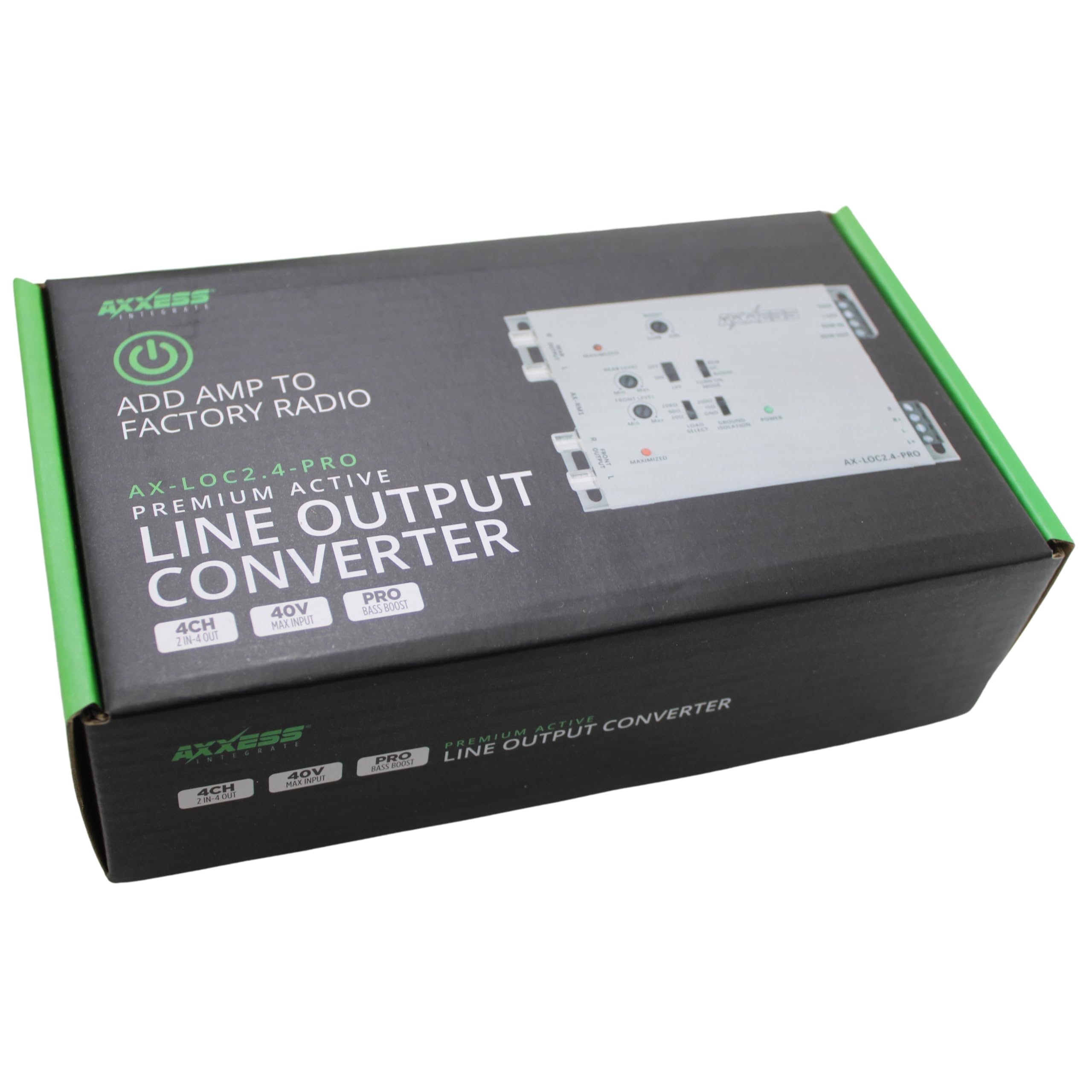4CH Active Line Output Converter Metra with Bass Boost
