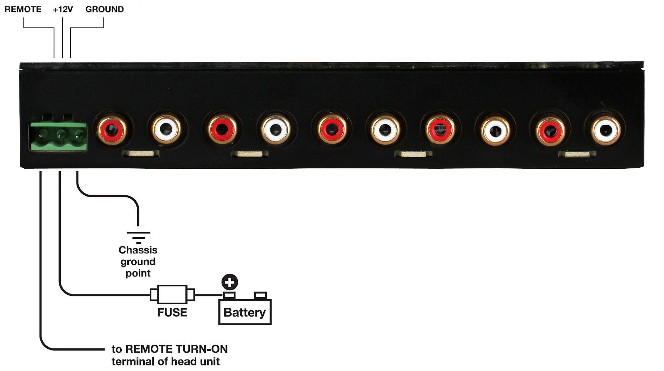 S4EQ Sound Storm Laboratories 4 Band Pre-Amp Car Audio Stereo Equalizer - Gold-Plated Front/Rear and Subwoofer Outputs