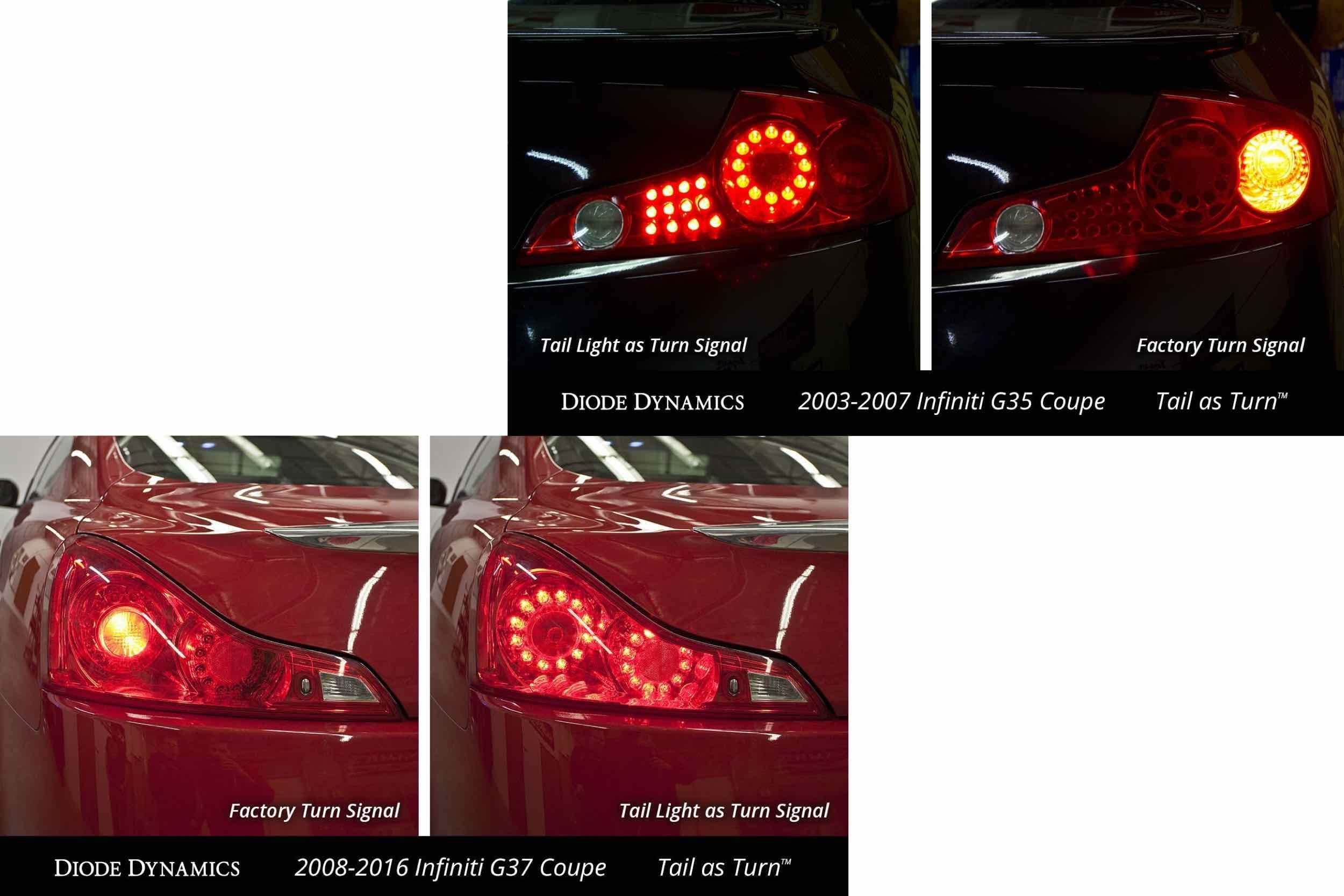 Diode Dynamics G35/G37 Coupe Tail as Turn Kit