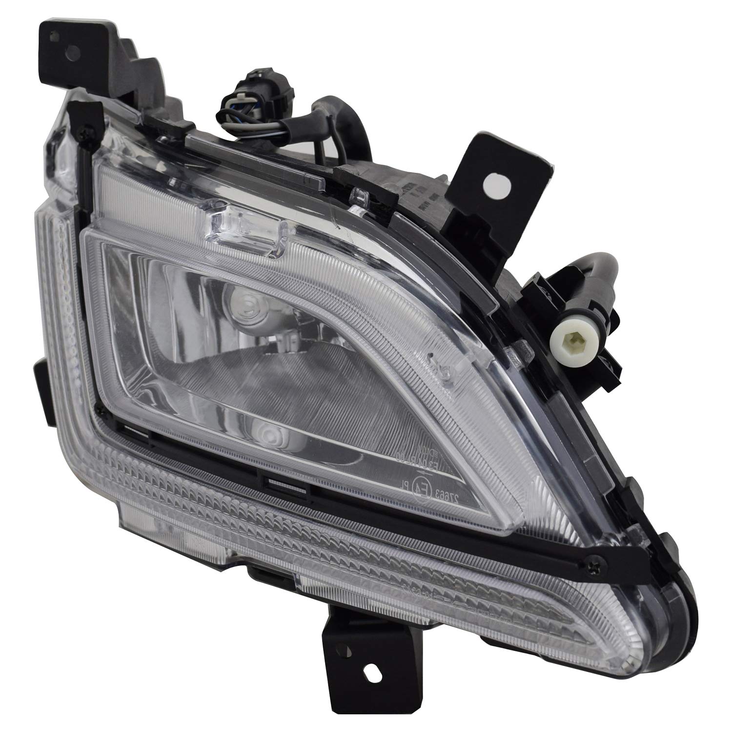 Right TYC Fog Light Assembly Compatible with 2019-2021 Hyundai Tucson