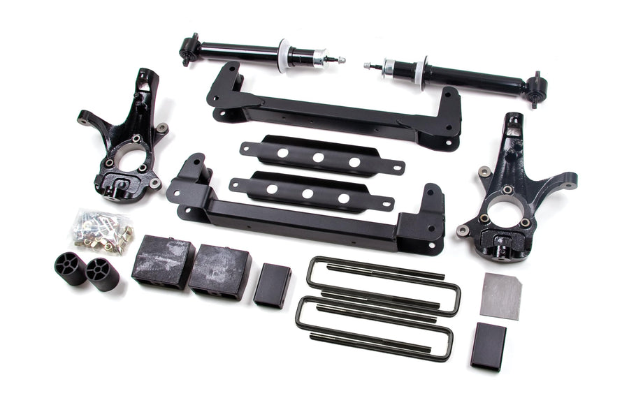 Zone Offroad 2019-2023 Ram 2500 ZOND77N | 4 inch Radius Arm Bracket | Gas (Front & Rear) | Nitro Shocks