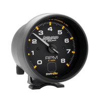 AUTO METER Autogage 2302 Shift-Lite Tachometer Black dial/Black bezel, 3.750 in.