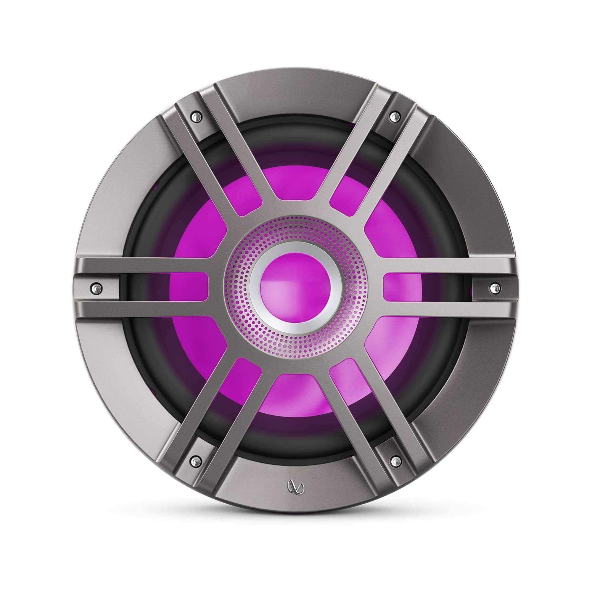 Kappa Marine KAPPA1050M Infinity - Titanium 10" Premium RGB LED Subwoofer