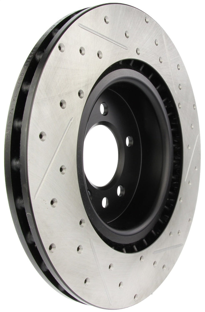 Sport Drilled/Slotted Brake Rotor StopTech 127.22011R (Front Right), 1 Pack