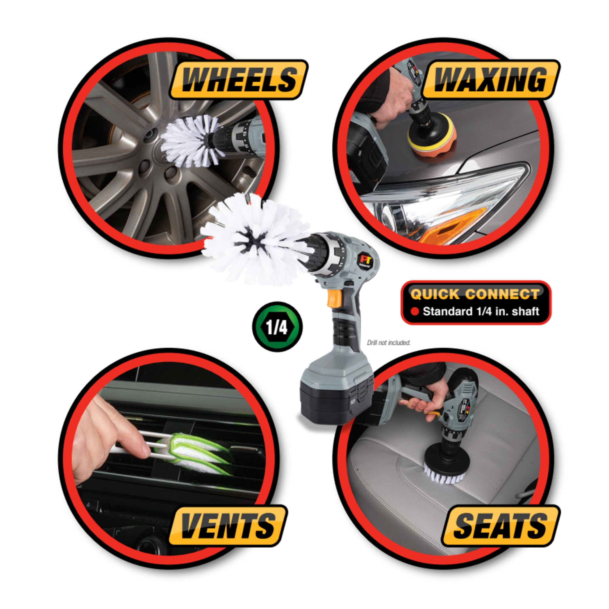 Ultimate Car Wash Kit Performance Tool W4992 (16 Pieces) - The Complete Solution for a Sparkling Clean Car